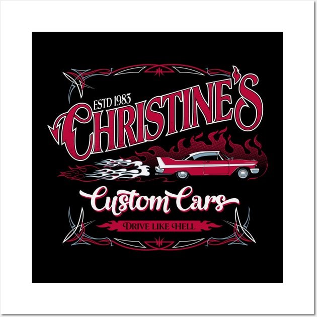 Christine's Custom Cars Wall Art by Nemons